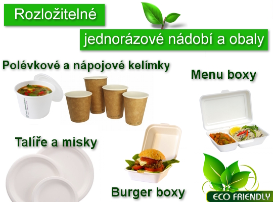 BIO nádobí a gastro obaly