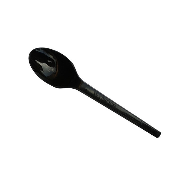 Černá polévková lžíce 16.5cm z bioplastu RCPLA Vegware