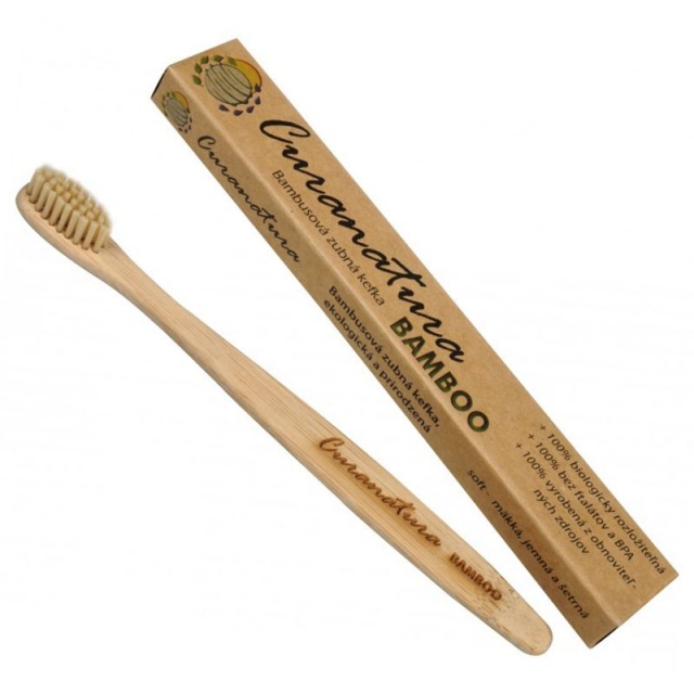 kartáček na zuby Curanatura bamboo