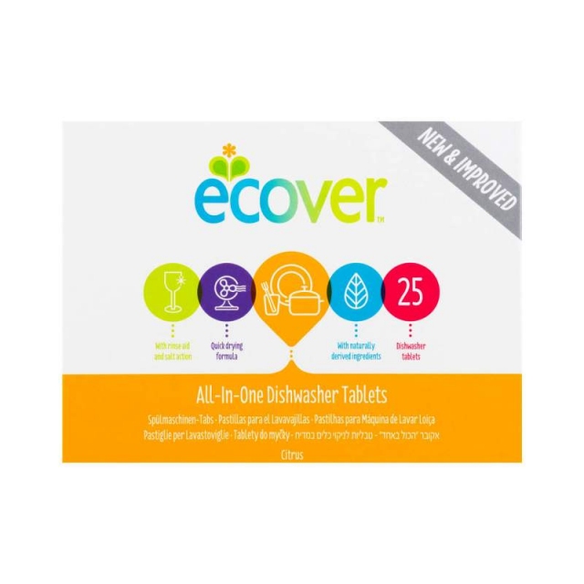 Ecover Tablety do myčky 25ks - vše v jednom 500g