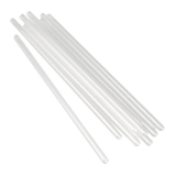 Bioplastová brčka ⌀6mm x 21cm - bílá (150ks)