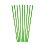 Bioplastová brčka 7mm - zelená (100ks)