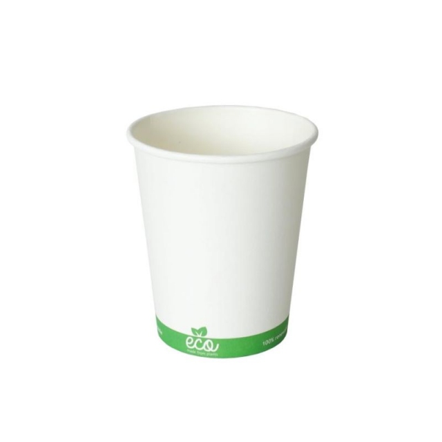 Kelímek nápojový bílý 180ml z celulózy Eco Cups