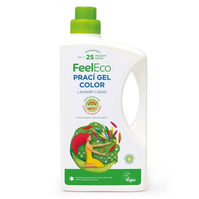 Feel Eco Prací gel na barevné prádlo 1,5l