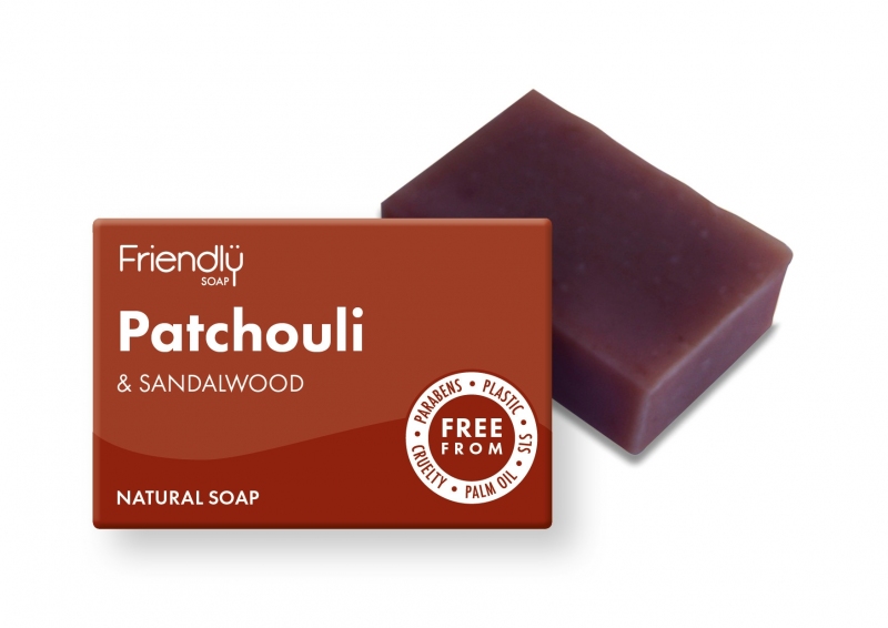 Friendly Soap Přírodní mýdlo pačuli a santalové dřevo 95g