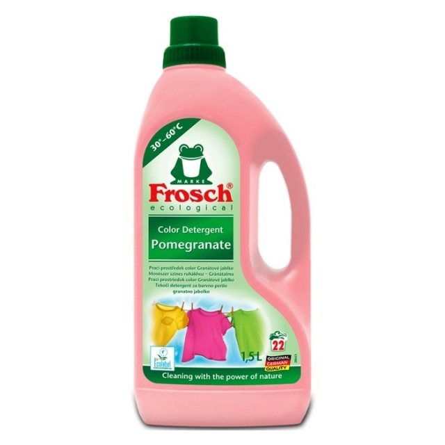 Frosch Gel na praní barevného prádla - granátové jablko 1,5l