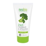 Intenzivní Kondicionér a kúra na vlasy 2v1 Bio Brokolicový olej & Karite máslo 150ml Neobio