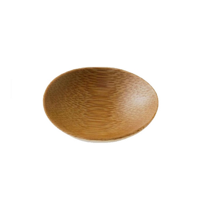 Kulatá miska z bambusu 6cm přírodní