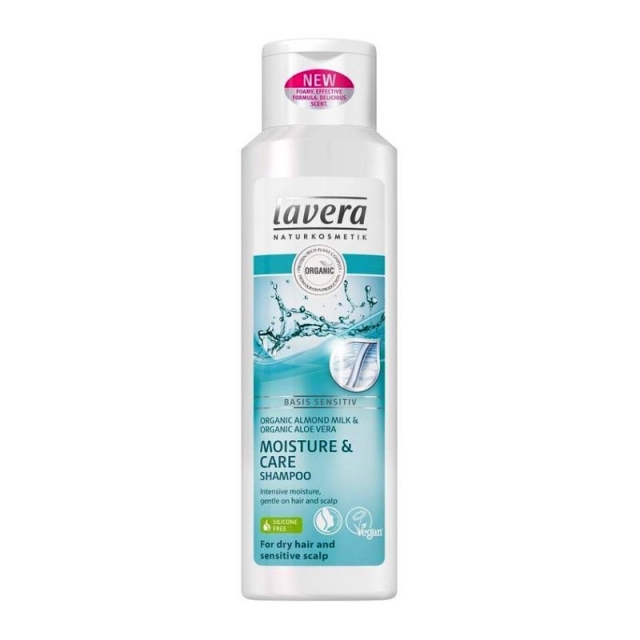 Lavera Sensitiv Hydratační šampon aloe vera & mandlový olej 250ml BIO