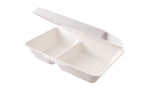 Menu box 2 sekce 1000ml - 23x15cm Vegware