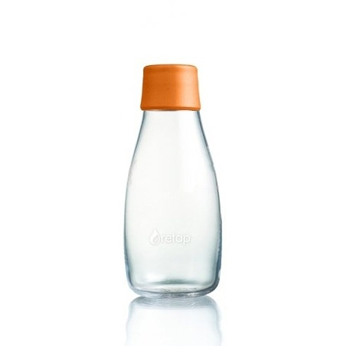 Ekologická láhev na vodu ze skla ReTap 300ml oranžová