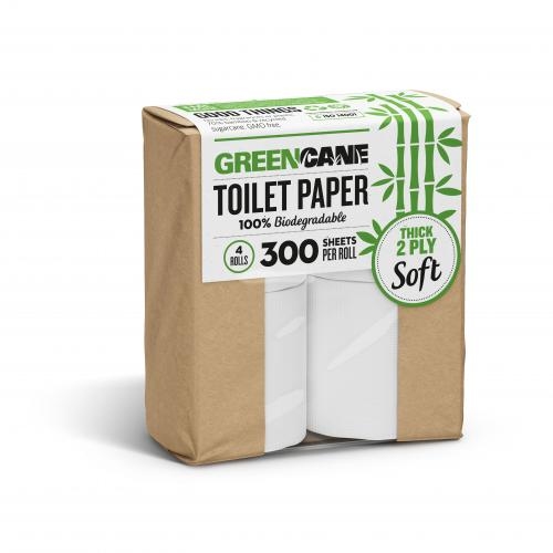 Toaletní papír z cukrové třtiny – 4 role